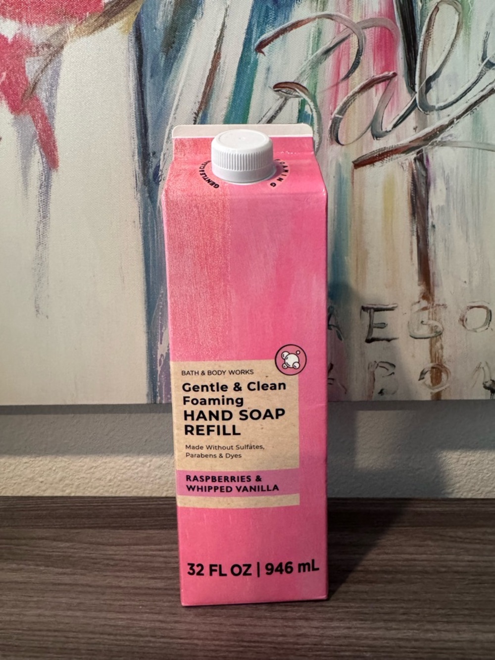 Raspberry and Whipped Vanilla Soap Refill